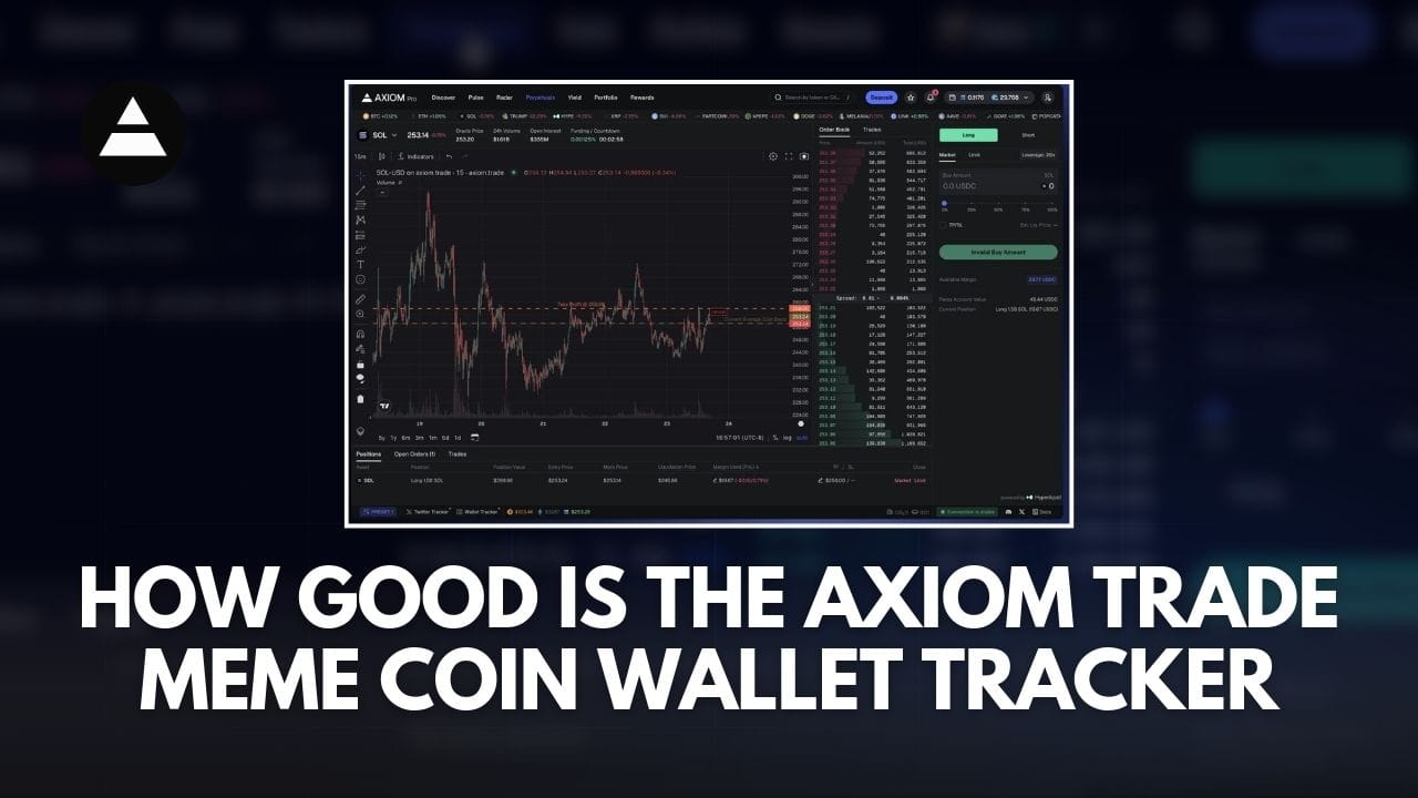graphic for the article "How Good Is The Axiom Trade Meme Coin Wallet Tracker"